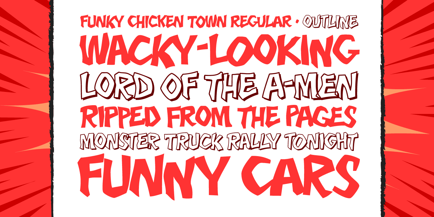 Funky Chicken Town Font