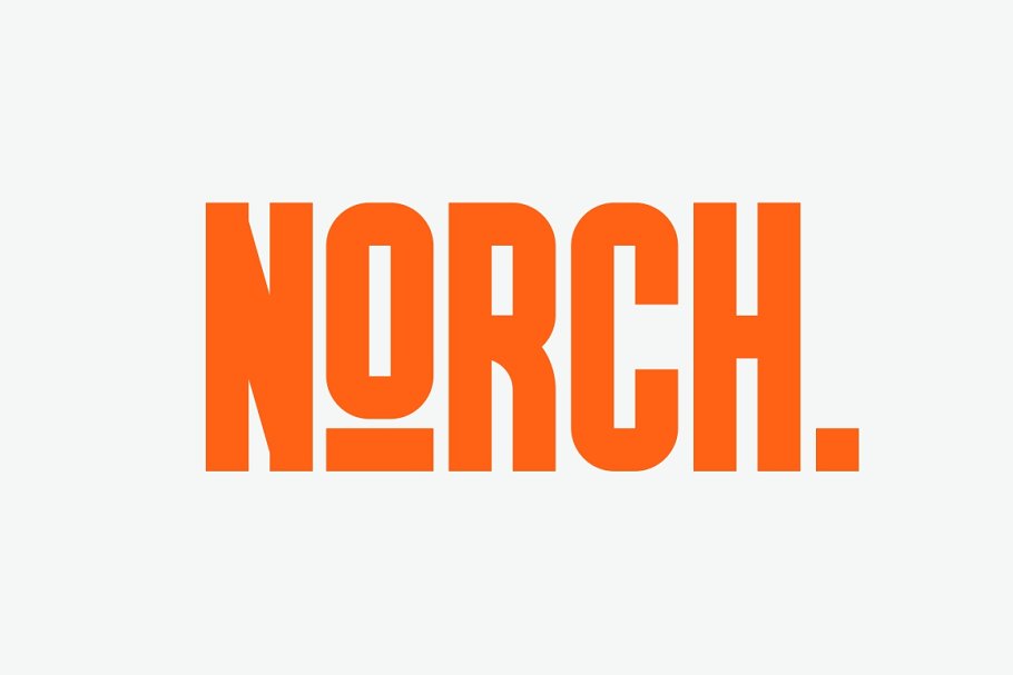GR NORCH Sports Display Font