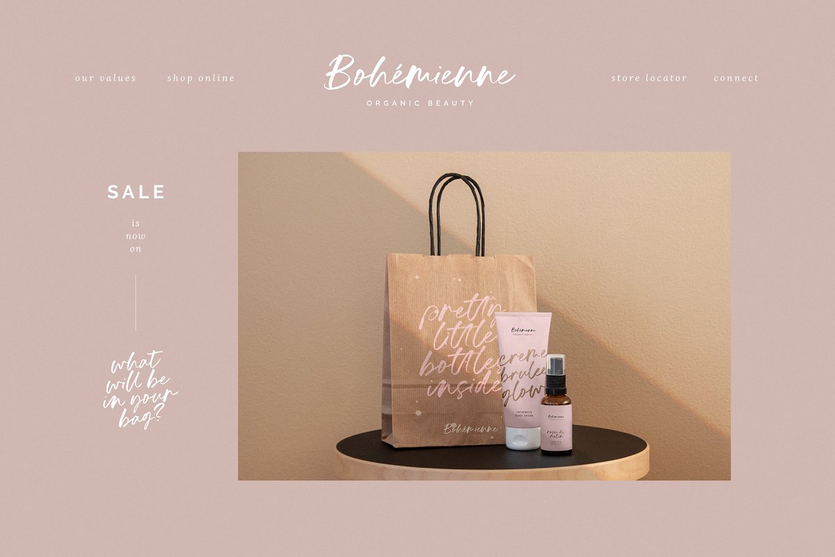 Galerie La Mess handwritten Font