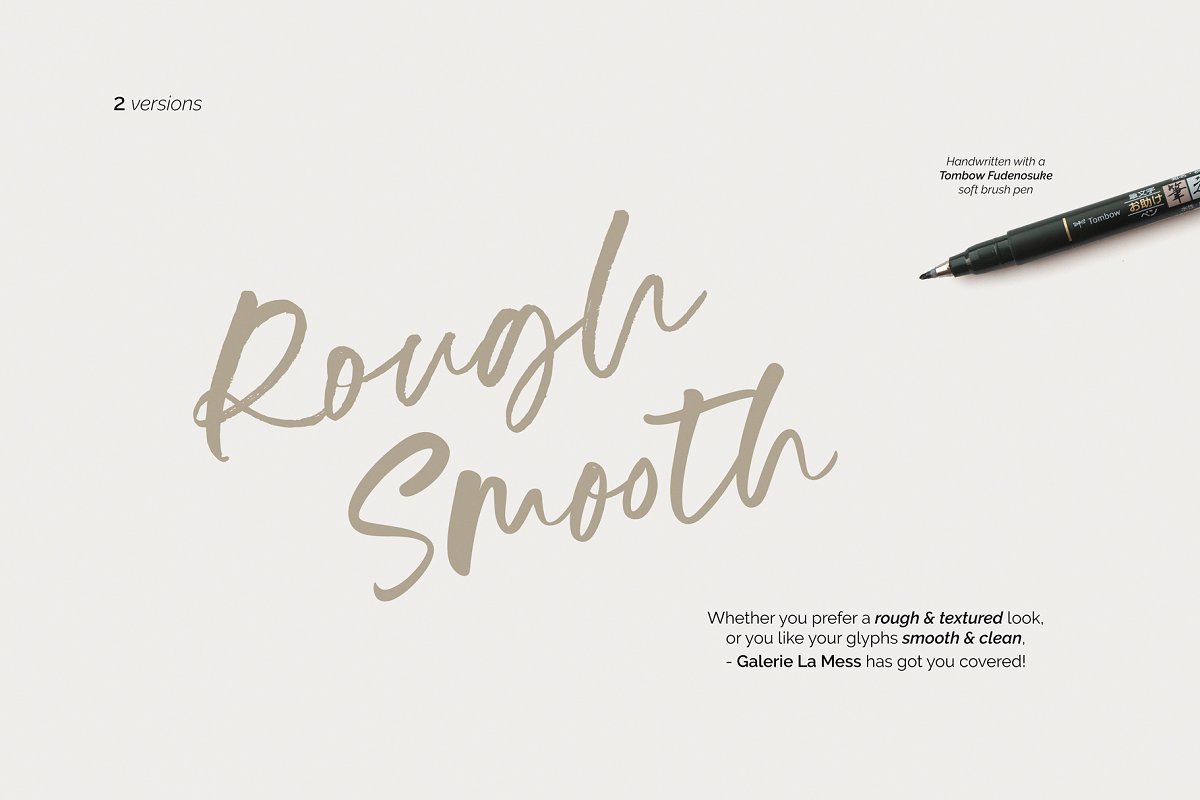 Galerie La Mess handwritten Font