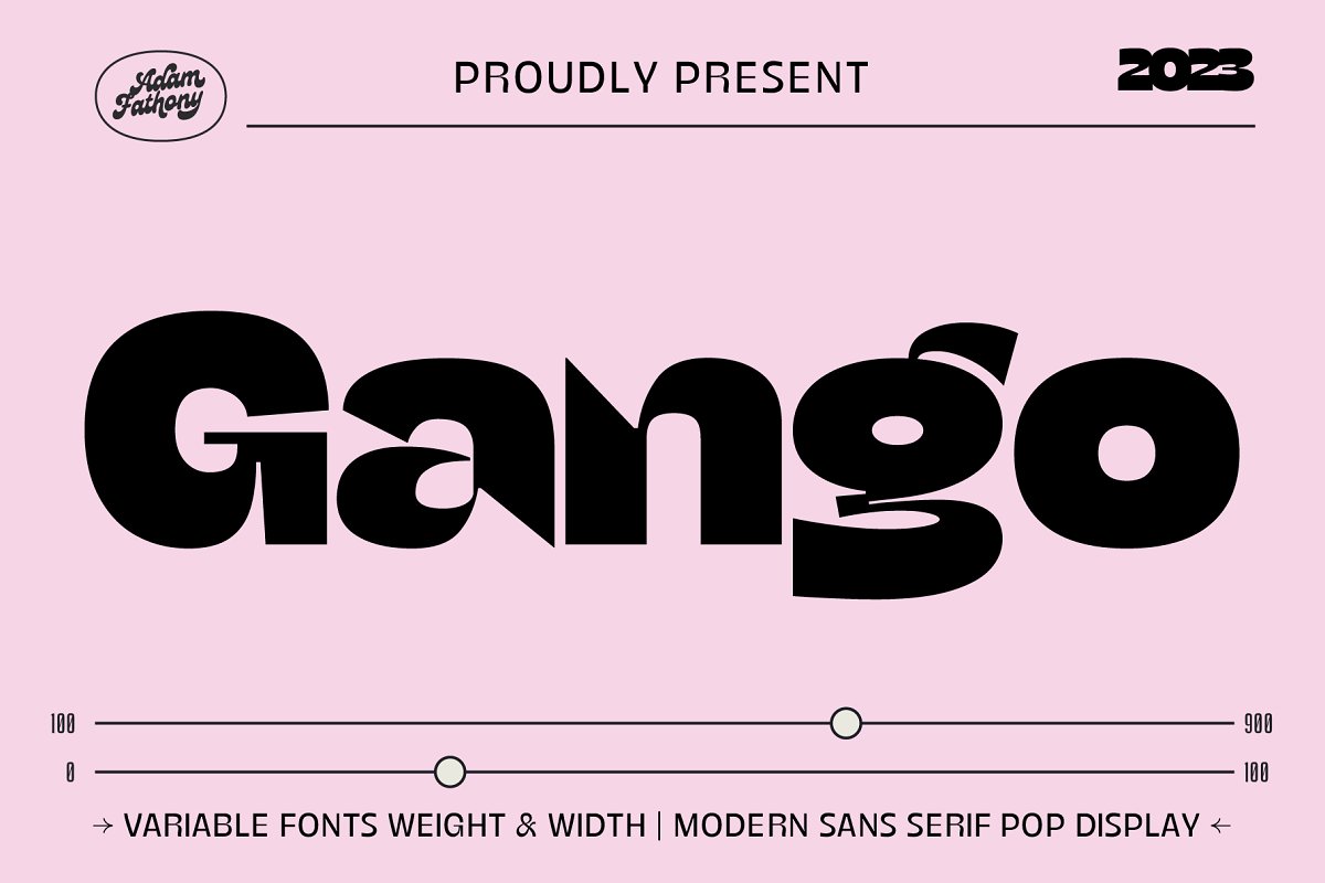 Gango Variable Fonts Free Download