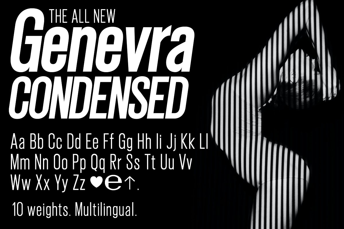Genevra Condensed Font Free Download