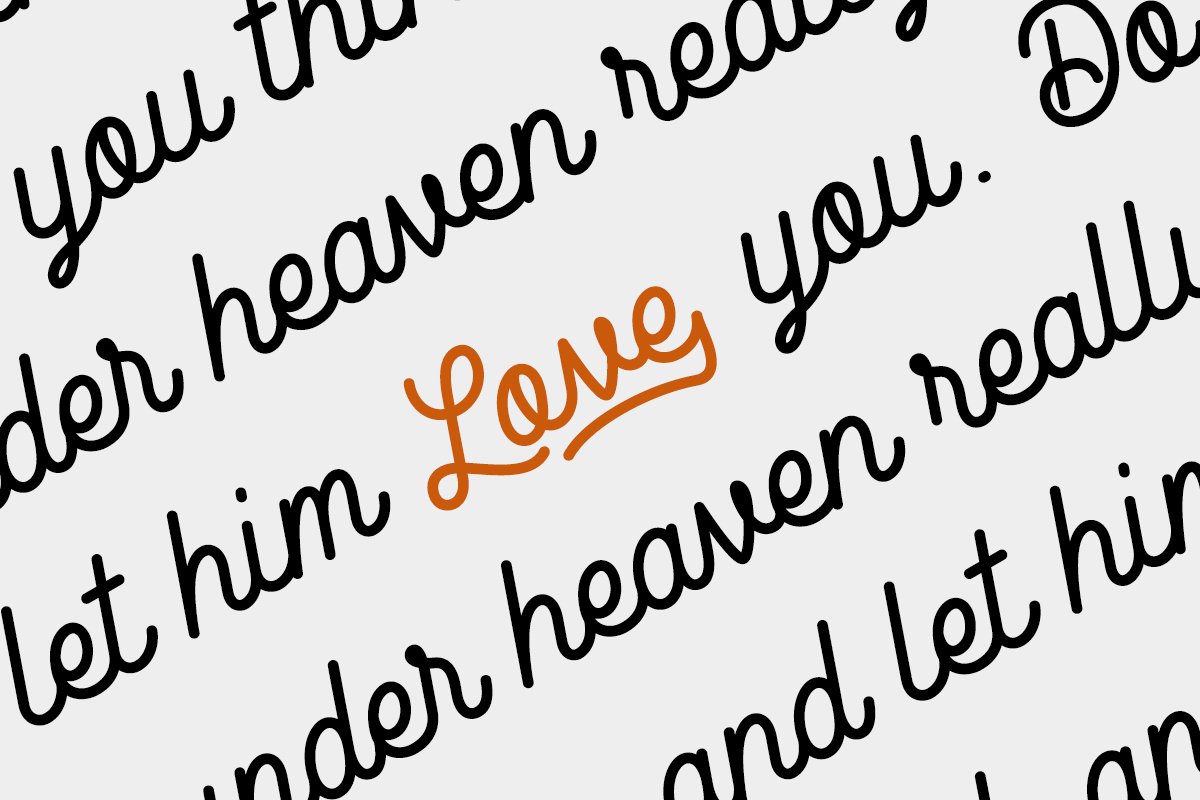 Genilla Monoline Script Font