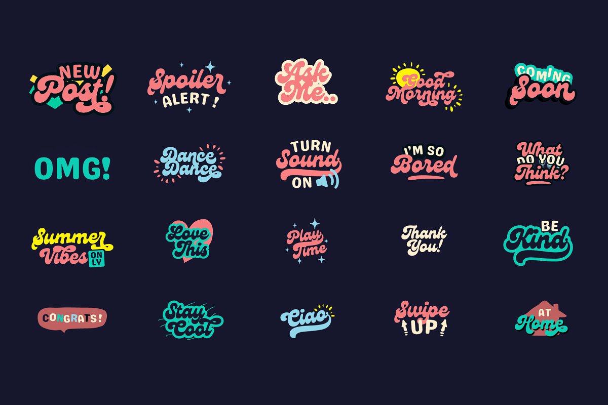 Genty Bold Rounded Typeface Font