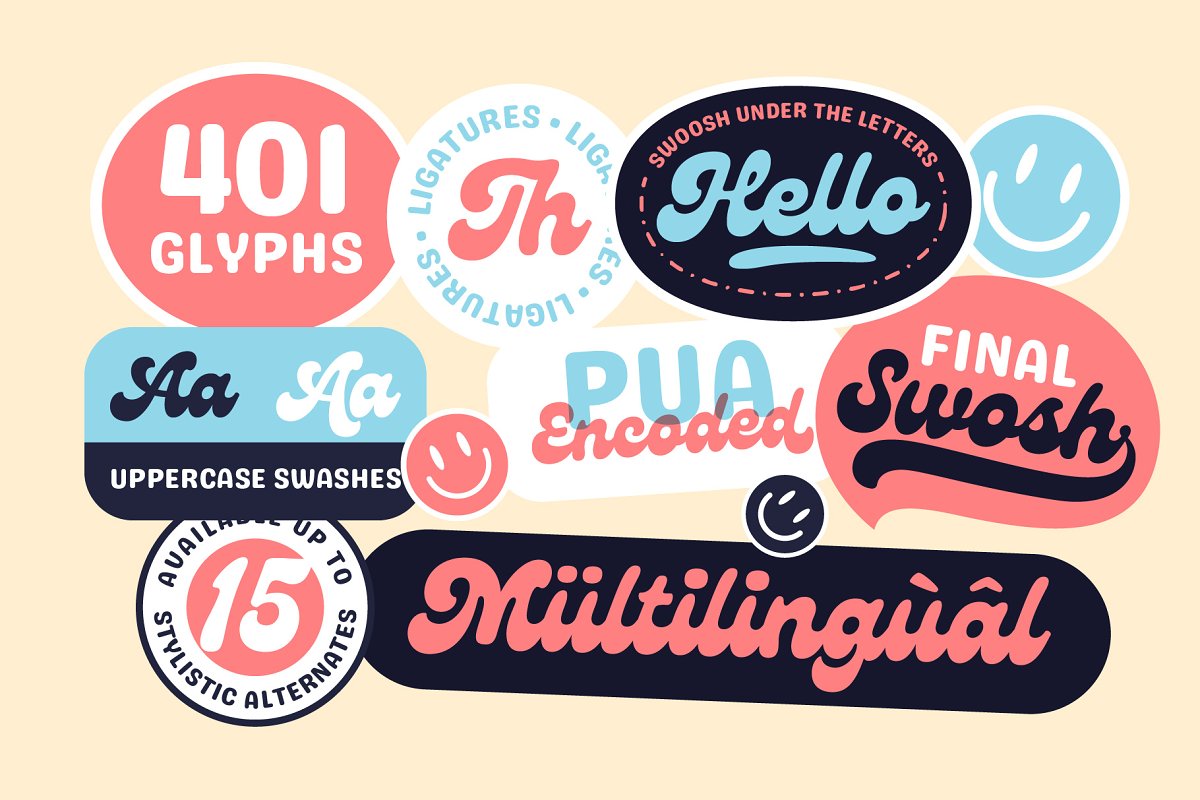 Genty Bold Rounded Typeface Font