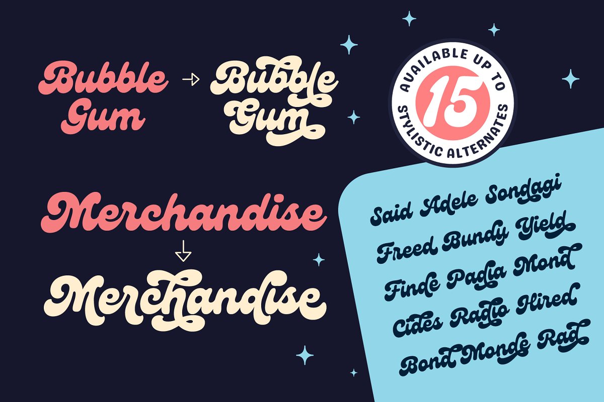 Genty Bold Rounded Typeface Font