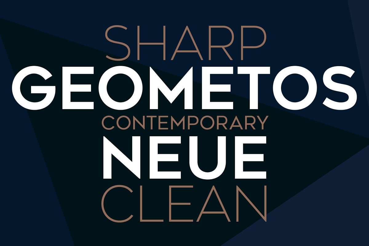 Geometos Neue Font Family Free Download