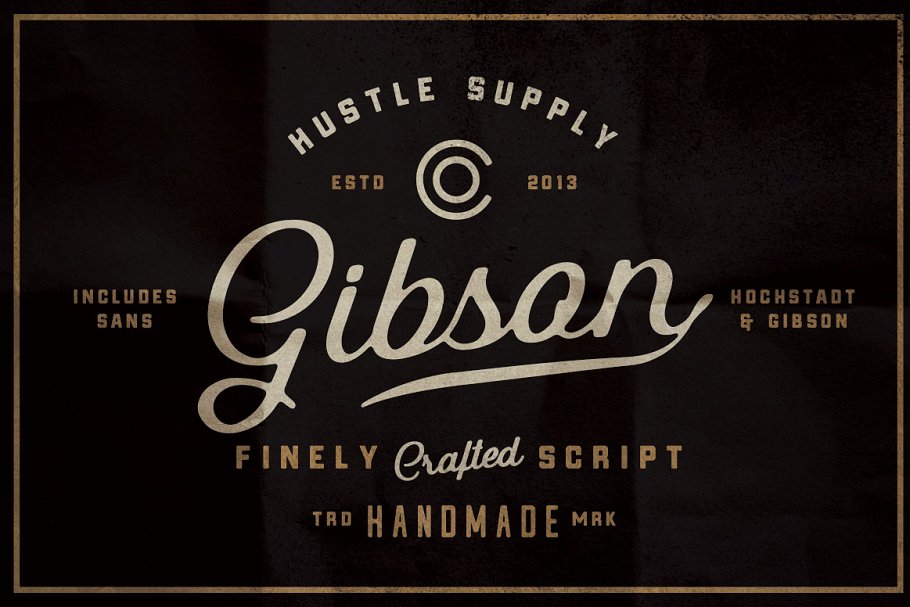 Gibson Script Extras Font