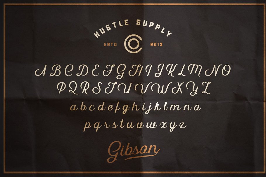 Gibson Script Extras Font