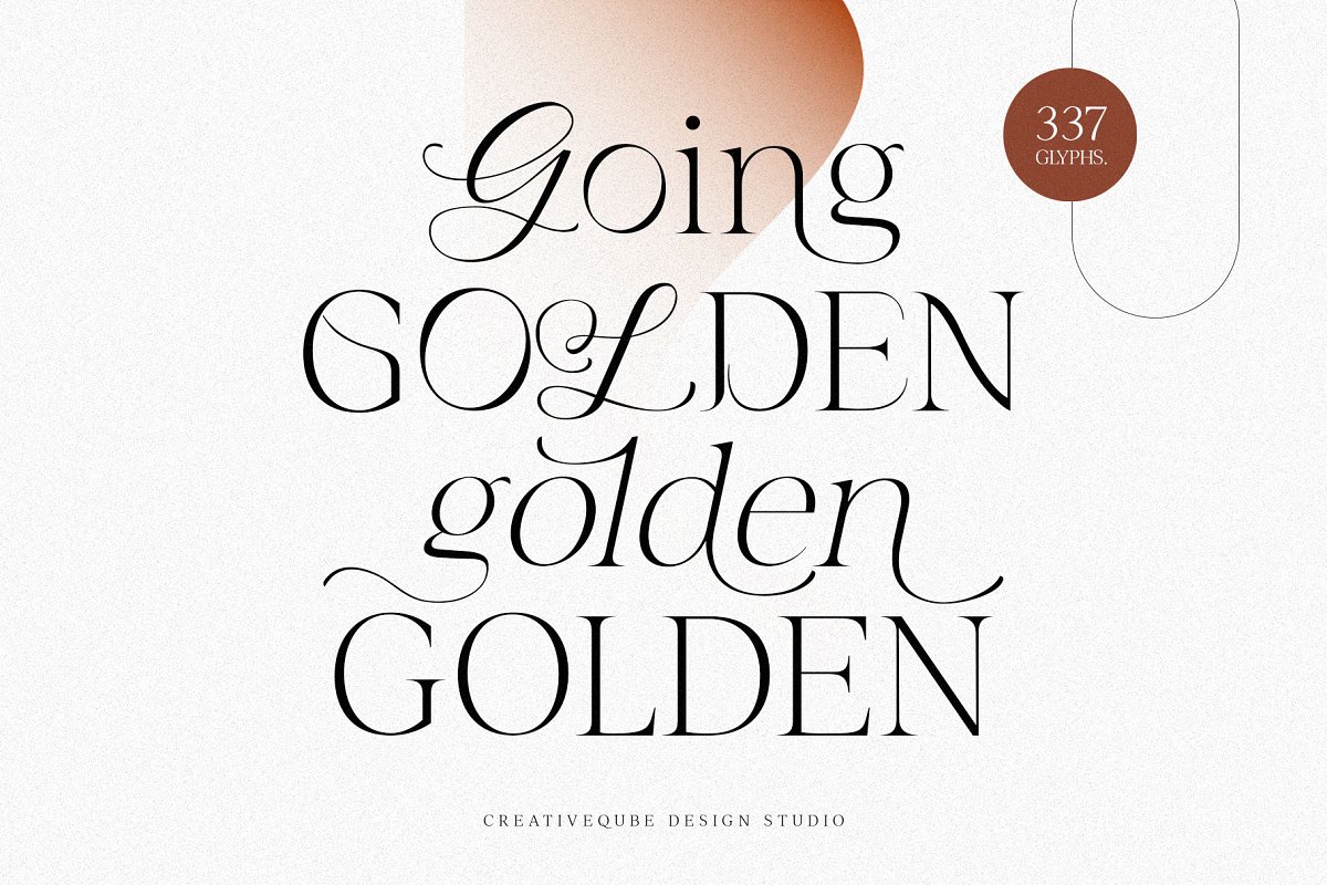 Going Golden Family Font