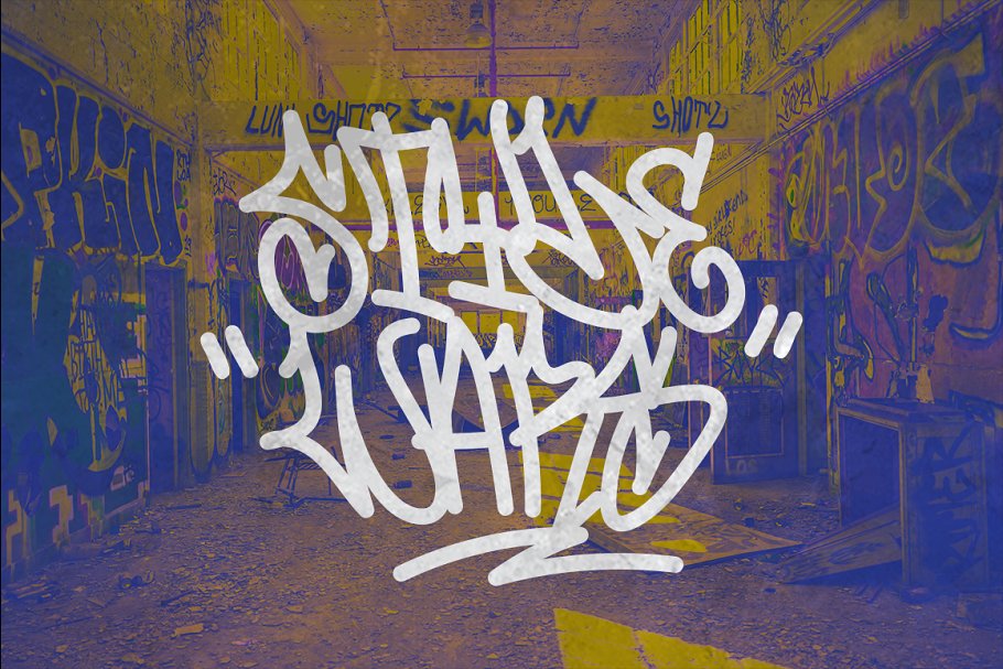 Graffiti Inspired Urban Tags Font