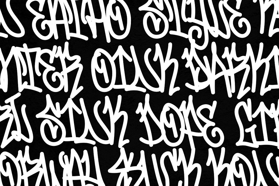 Graffiti Inspired Urban Tags Font