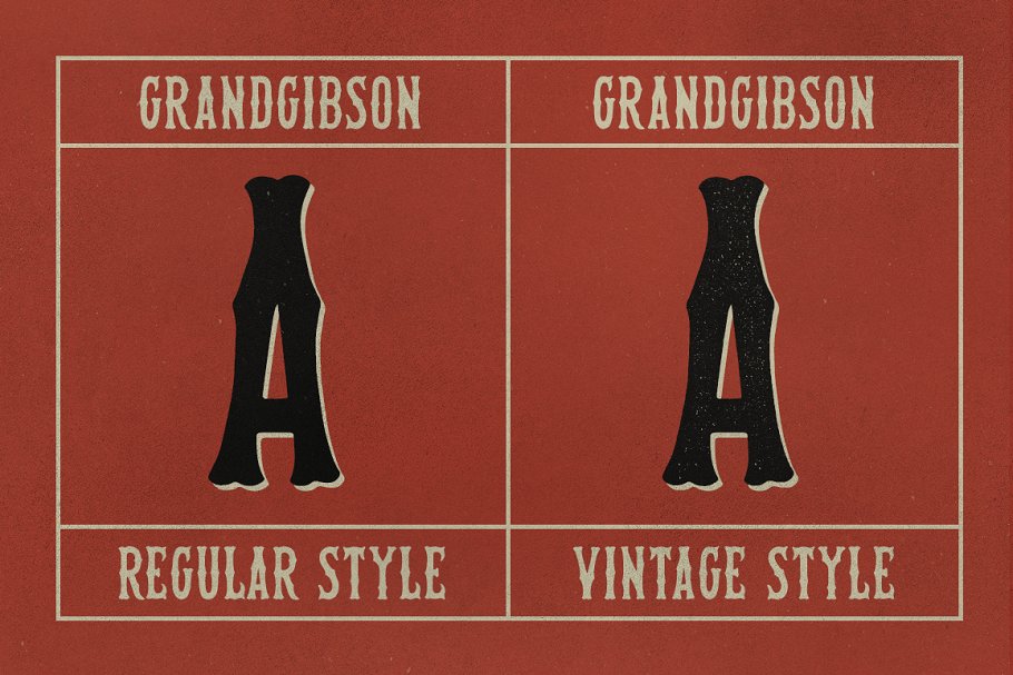 GrandGibson Typeface Font