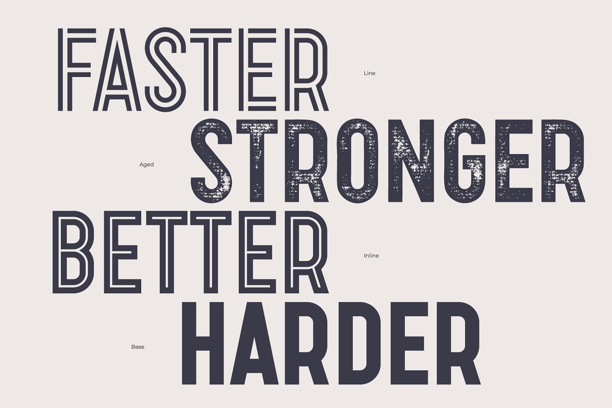 Graphitte Typeface Font