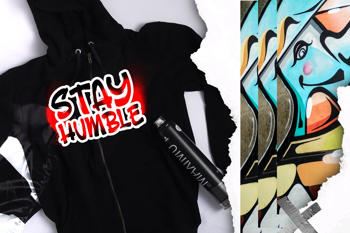 GravBOOM GRAFFITI Font