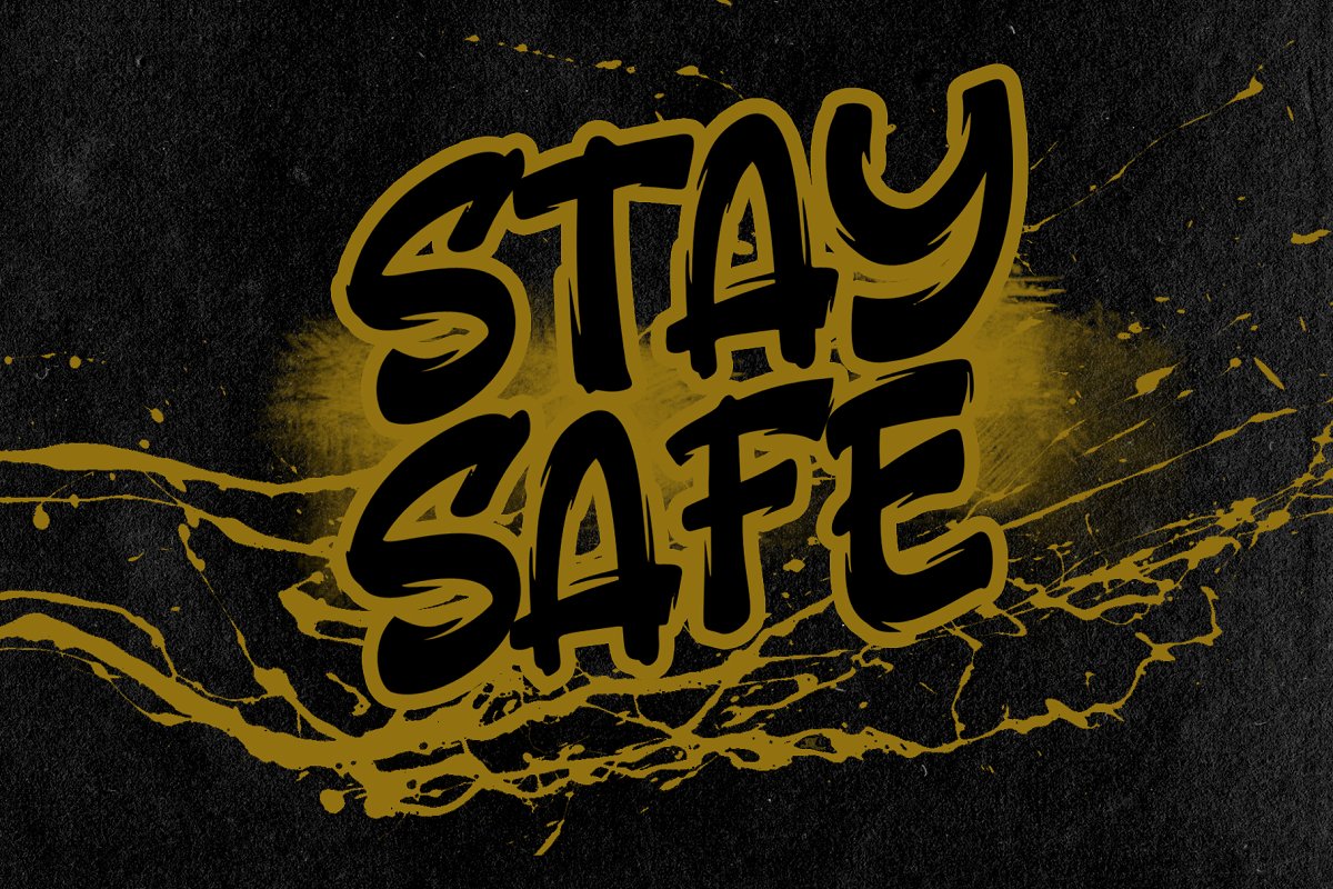 GravBOOM GRAFFITI Font