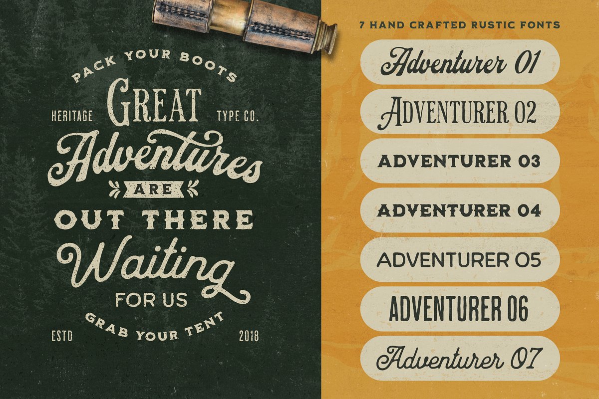Great Adventurer Font Bundle Free Download