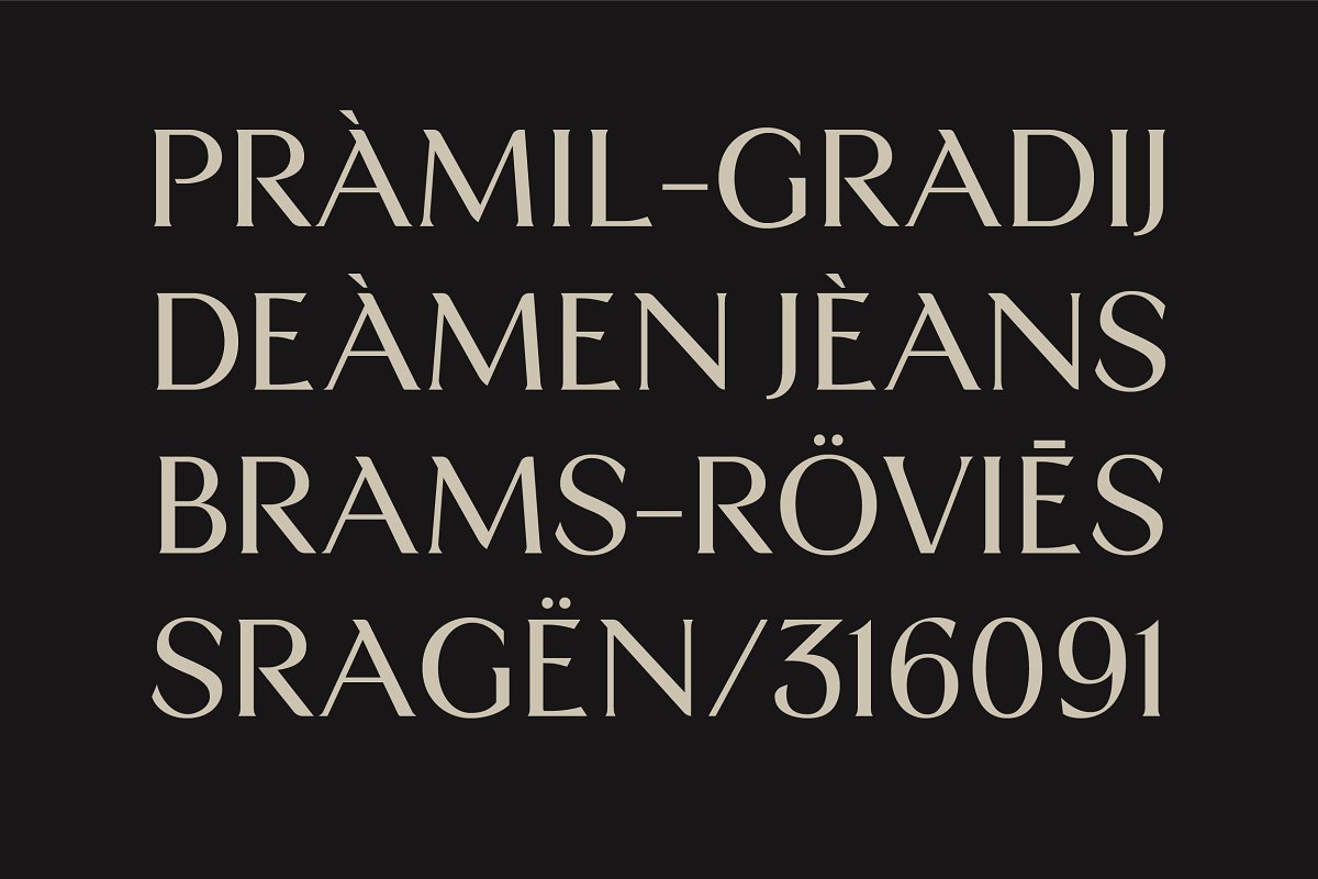 Grenda modern serif font Free Download