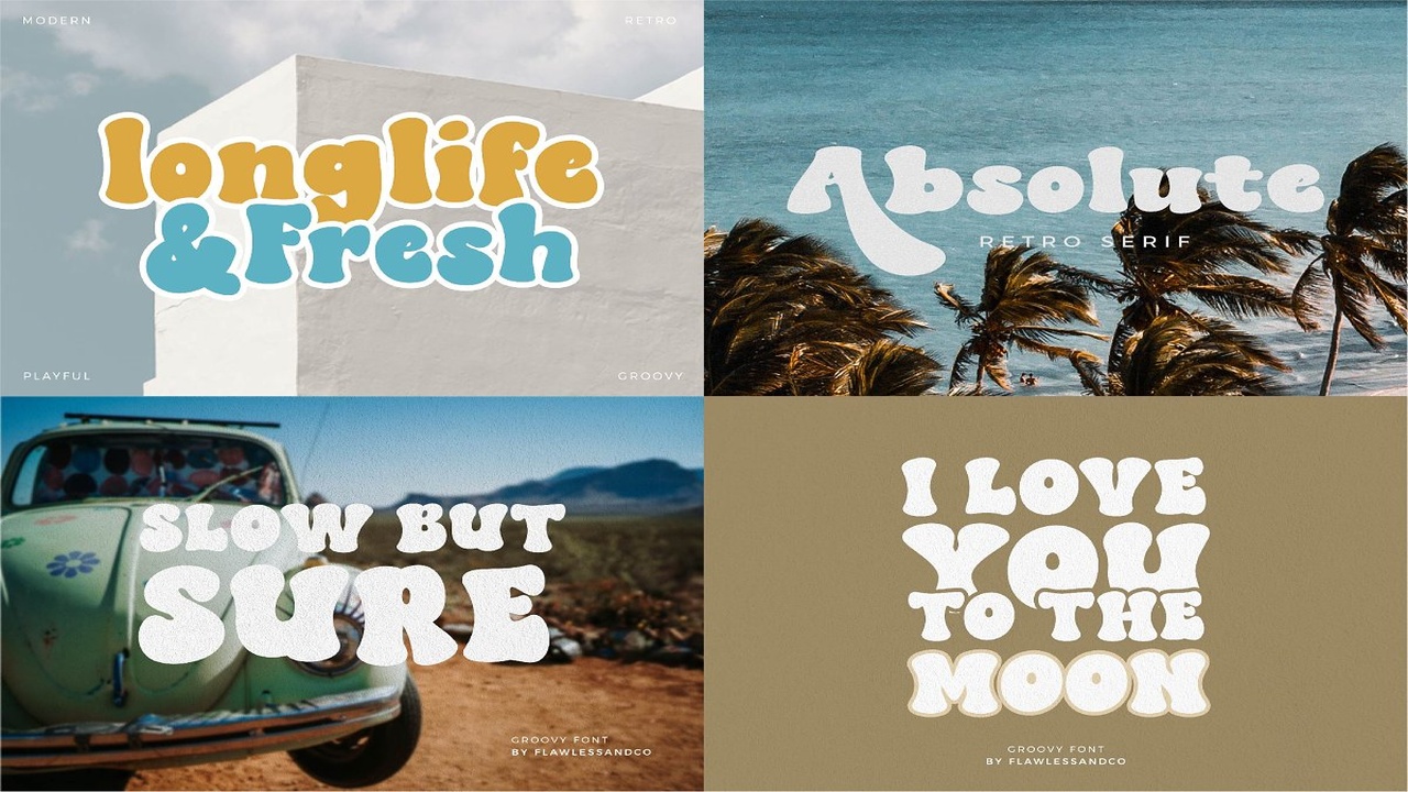 Groovy Retro Special Bundle Font