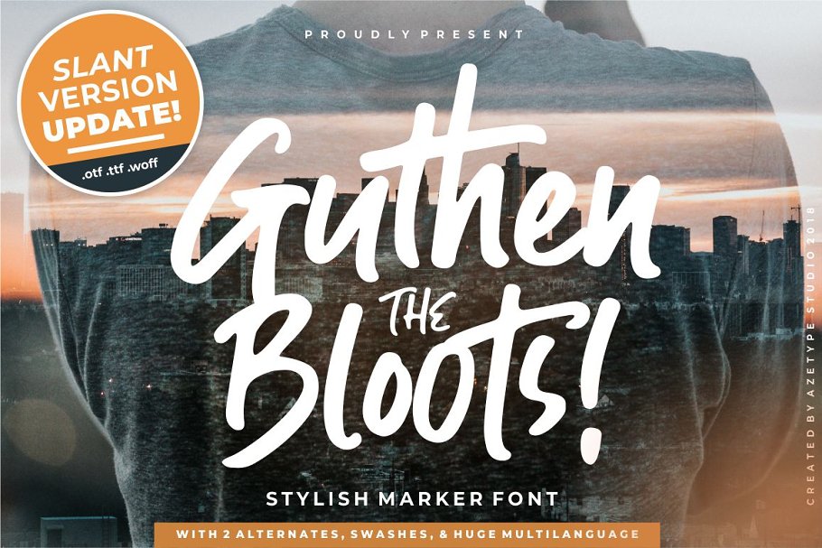 Guthen Bloots Font