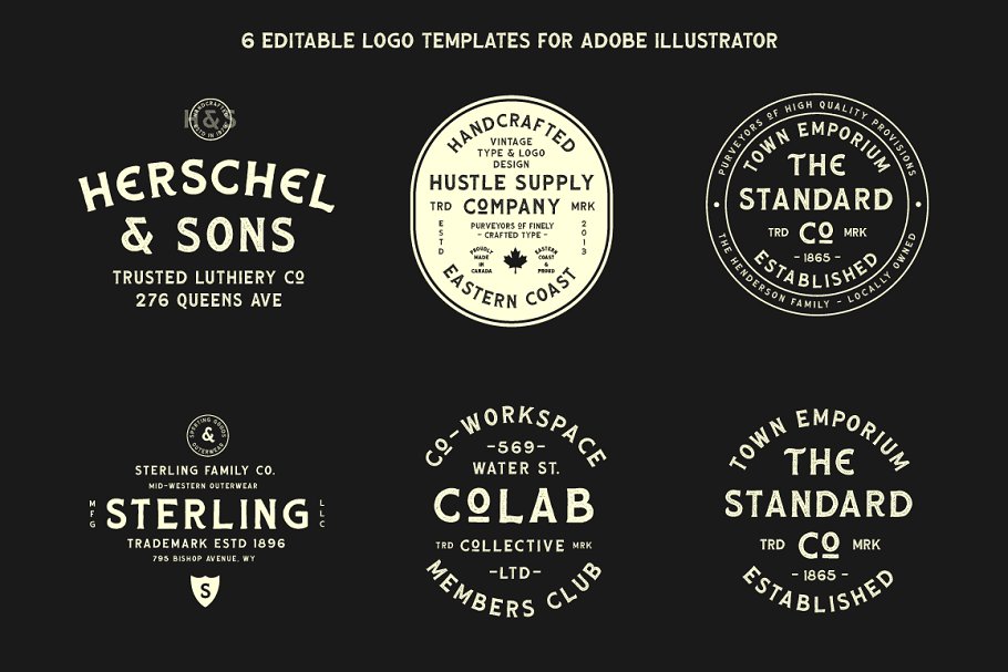 HUSCON A Vintage Spur Serif Font