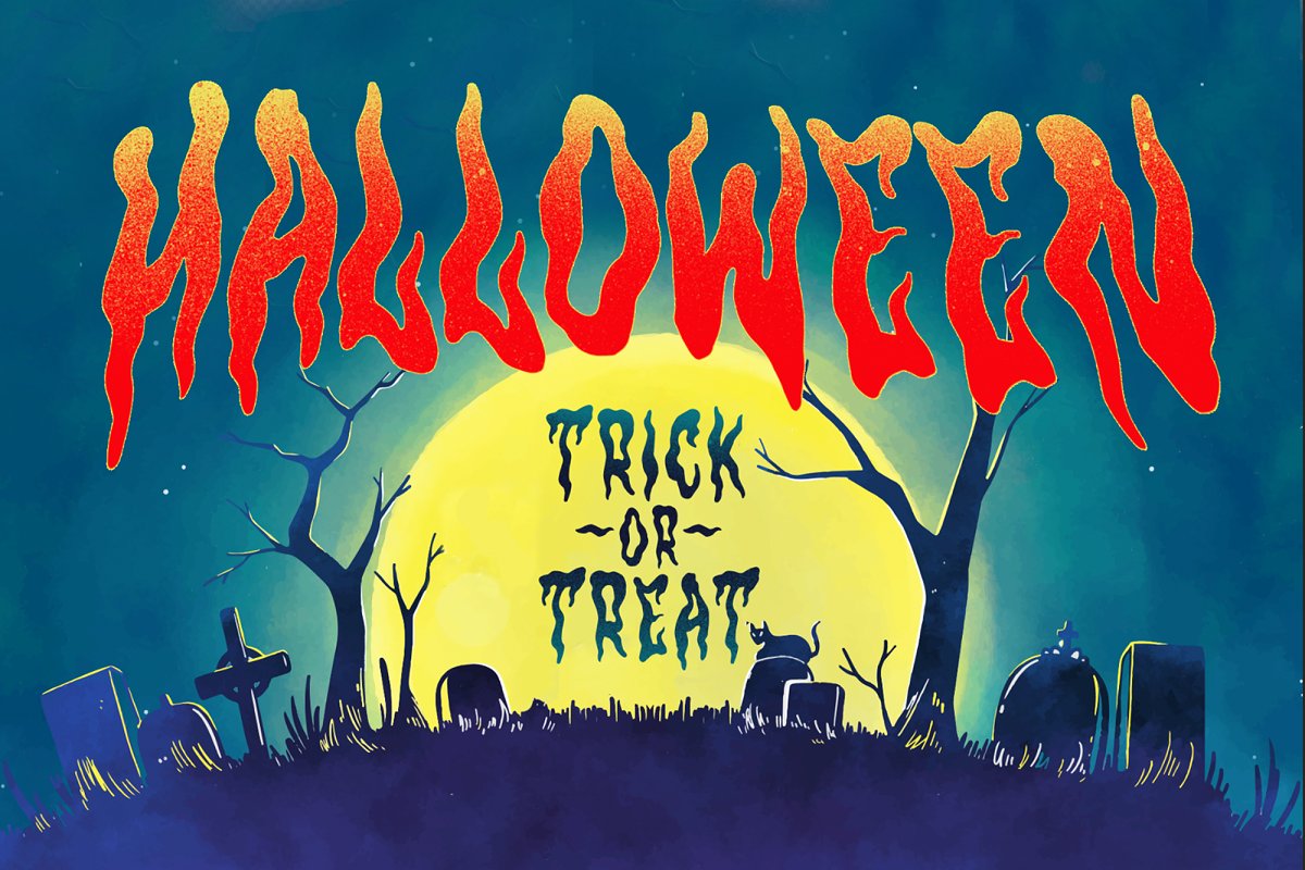 Halloween Horror Fonts | Hantu Free Download