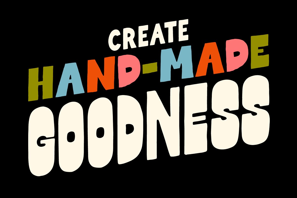 Hand lettering Kit Unique Font