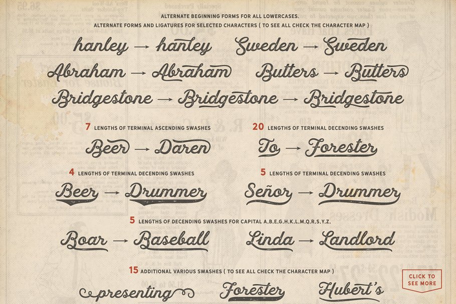 Hanley Rough Collection Font