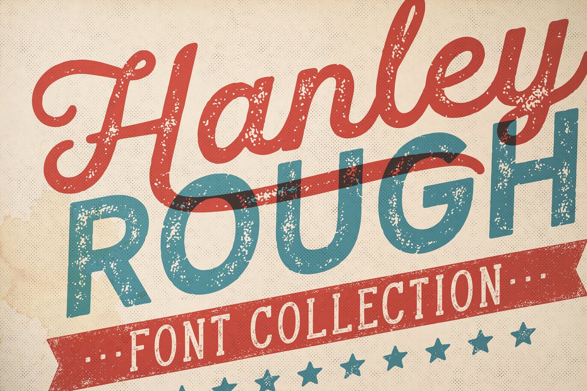 Hanley Rough Collection Font