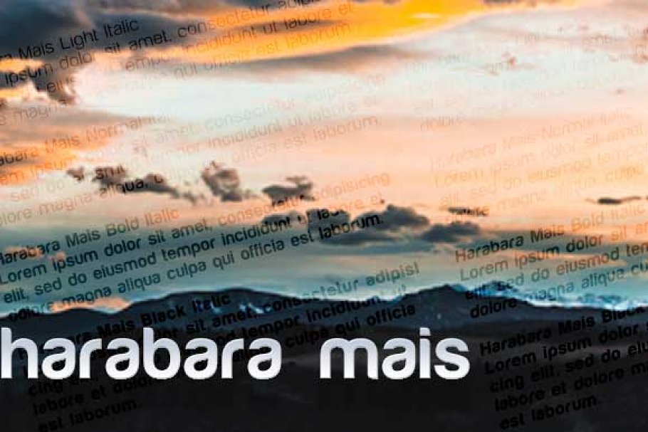 Harabara Mais Family Font Free Download