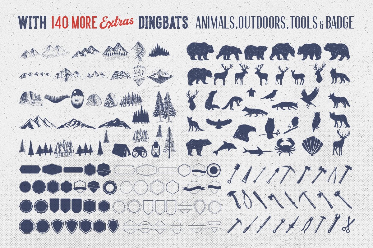 Harsey Type ToolBox undefined Font