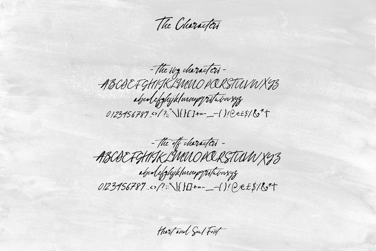 Heart Soul Handwritten Font