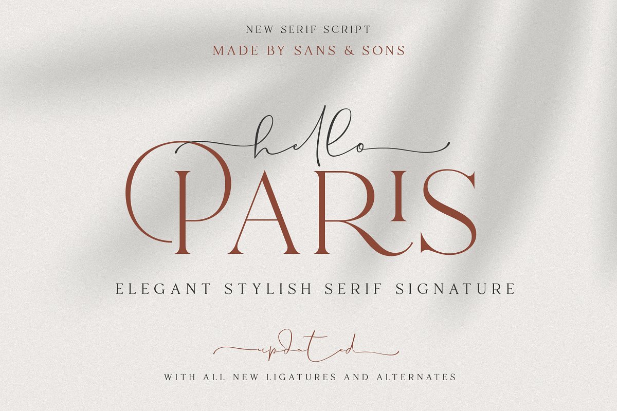 Hello Paris Variable Duo Font