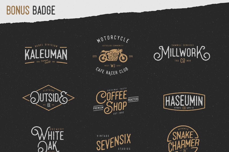 Heubeul Vintage Typeface UPDATE Font