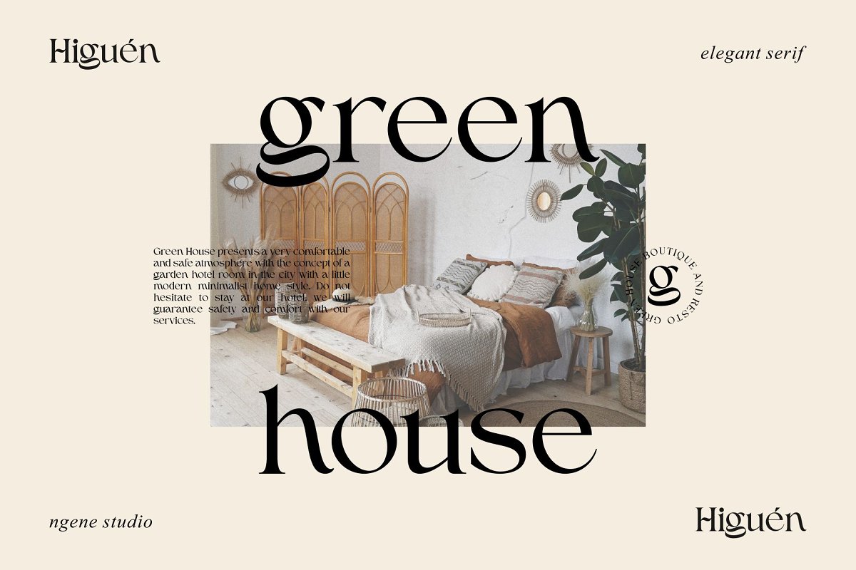 Higuen Elegant Serif Font Free Download