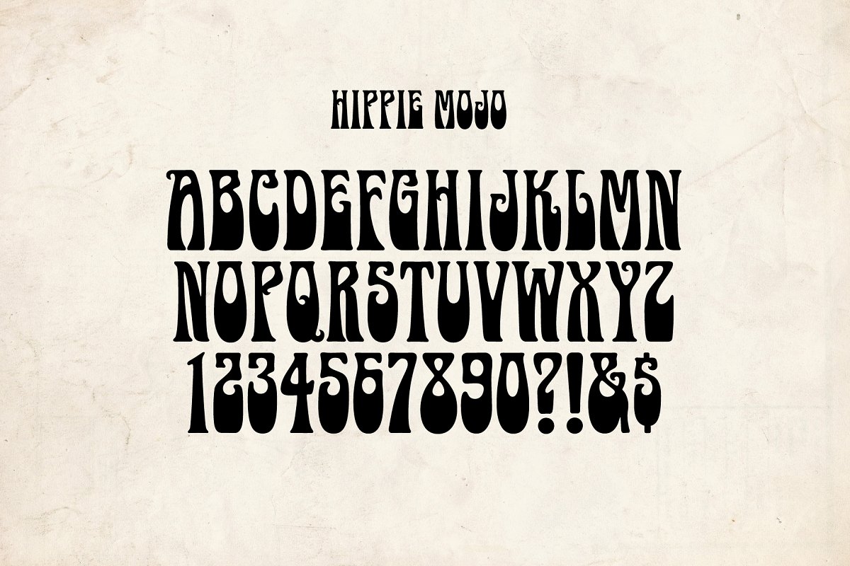 Hippie Mojo Font