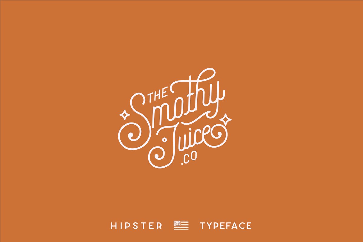 Hipster Style Stylish Duo Font
