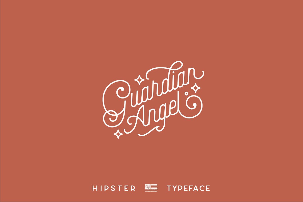 Hipster Style Stylish Duo Font