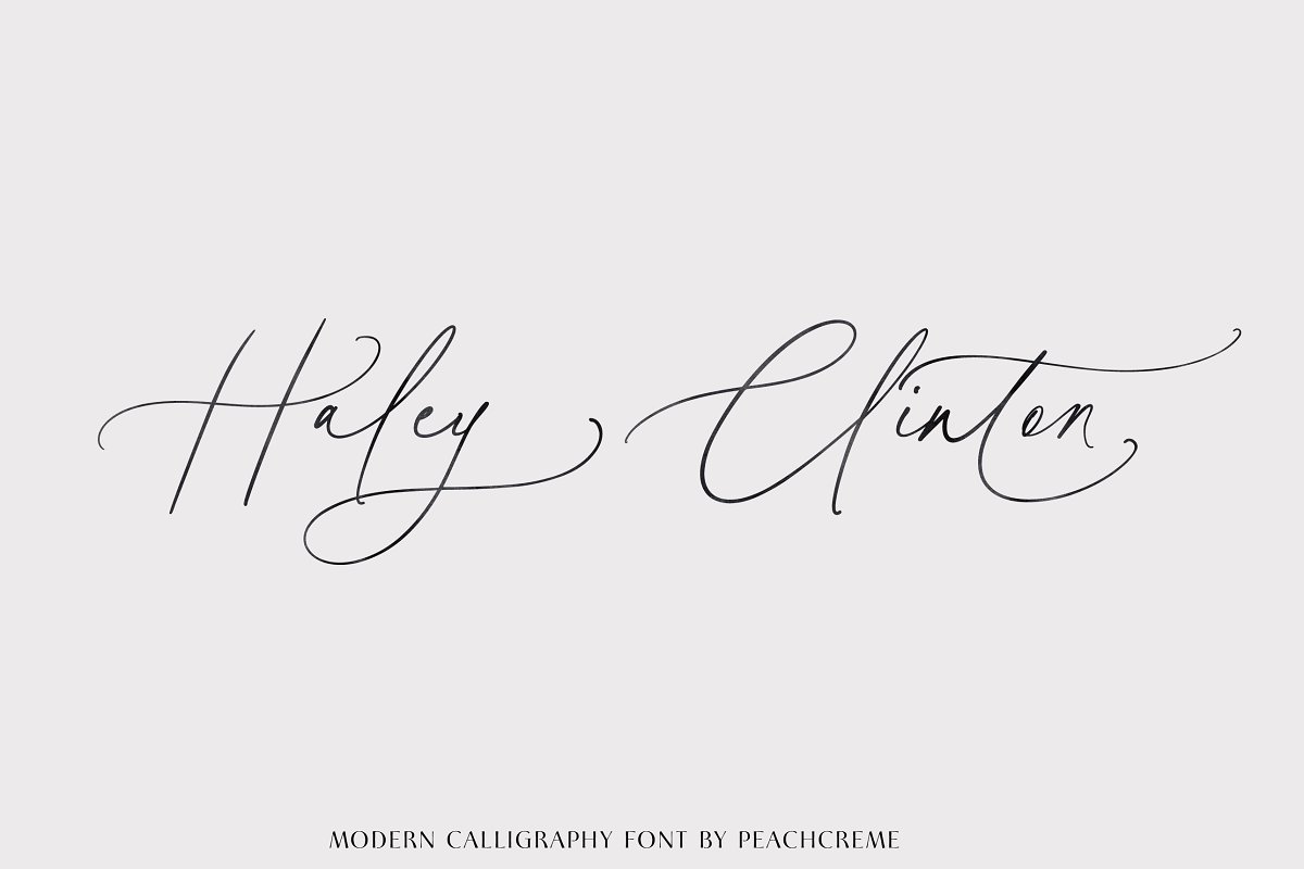 Honey Vineyard Modern Calligraphy Font