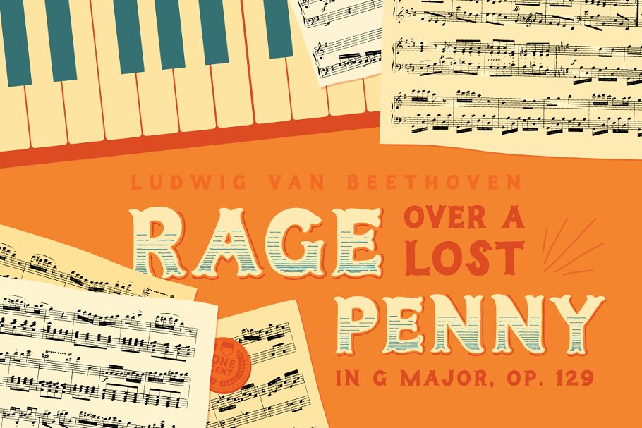 Humoresque Layered Mini Font