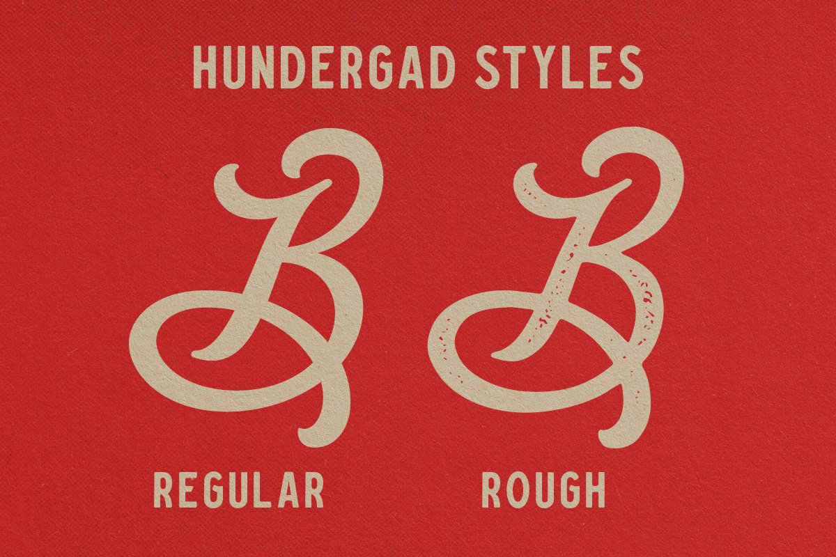 Hundergad Script Font Free Download