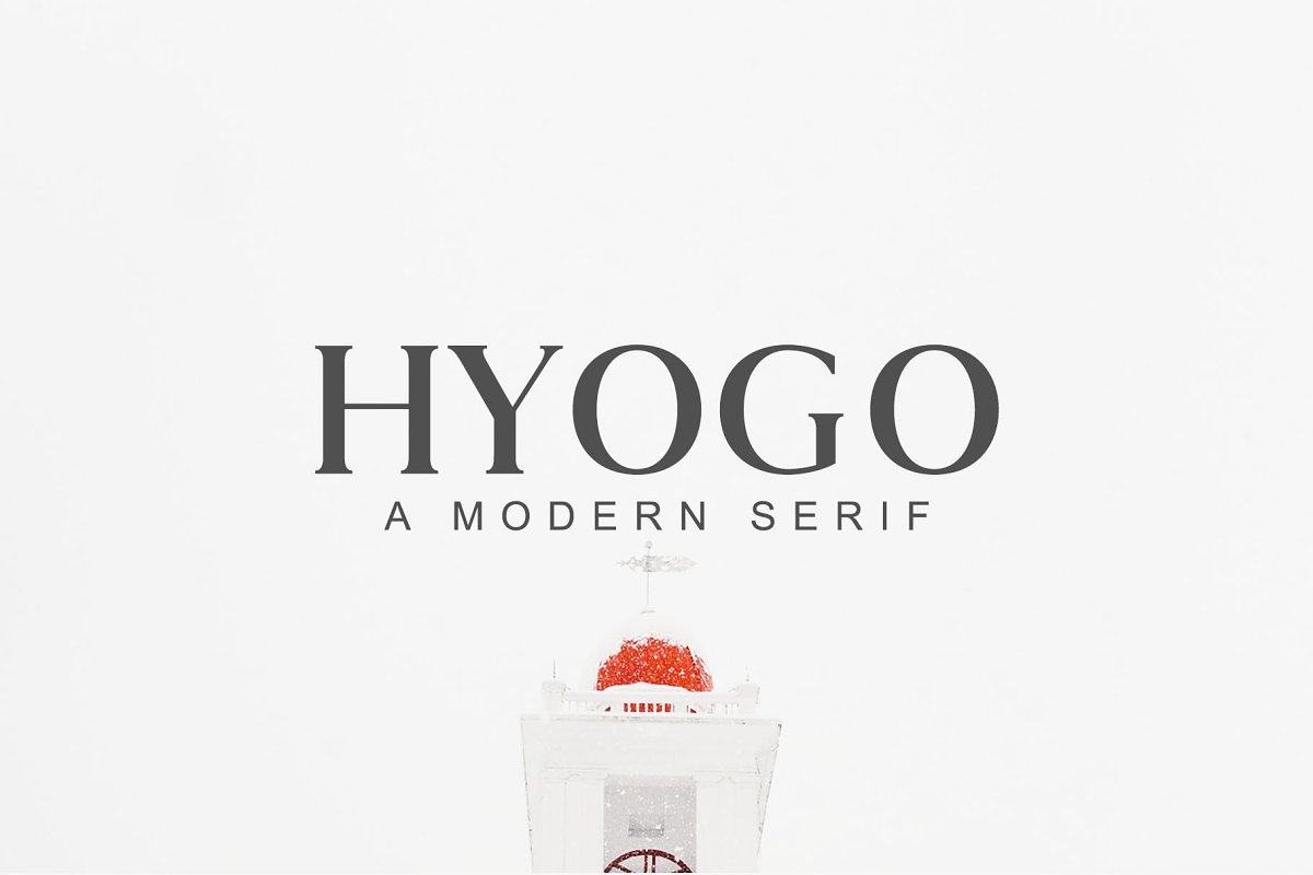 Hyogo A Modern Serif Family Font