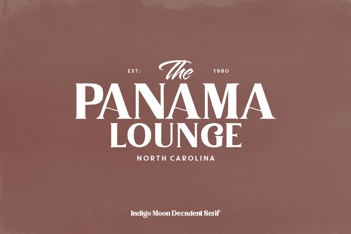 Indigo Moon Decadent Serif Font