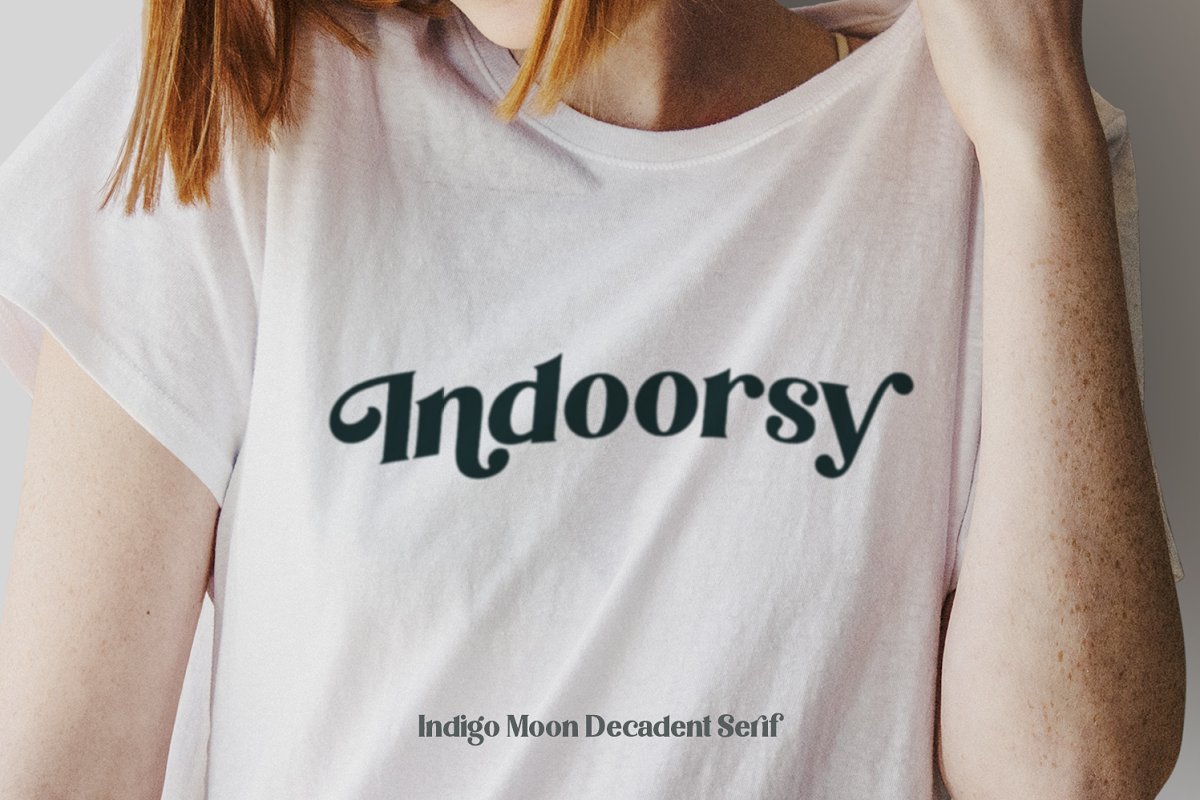 Indigo Moon Decadent Serif Font