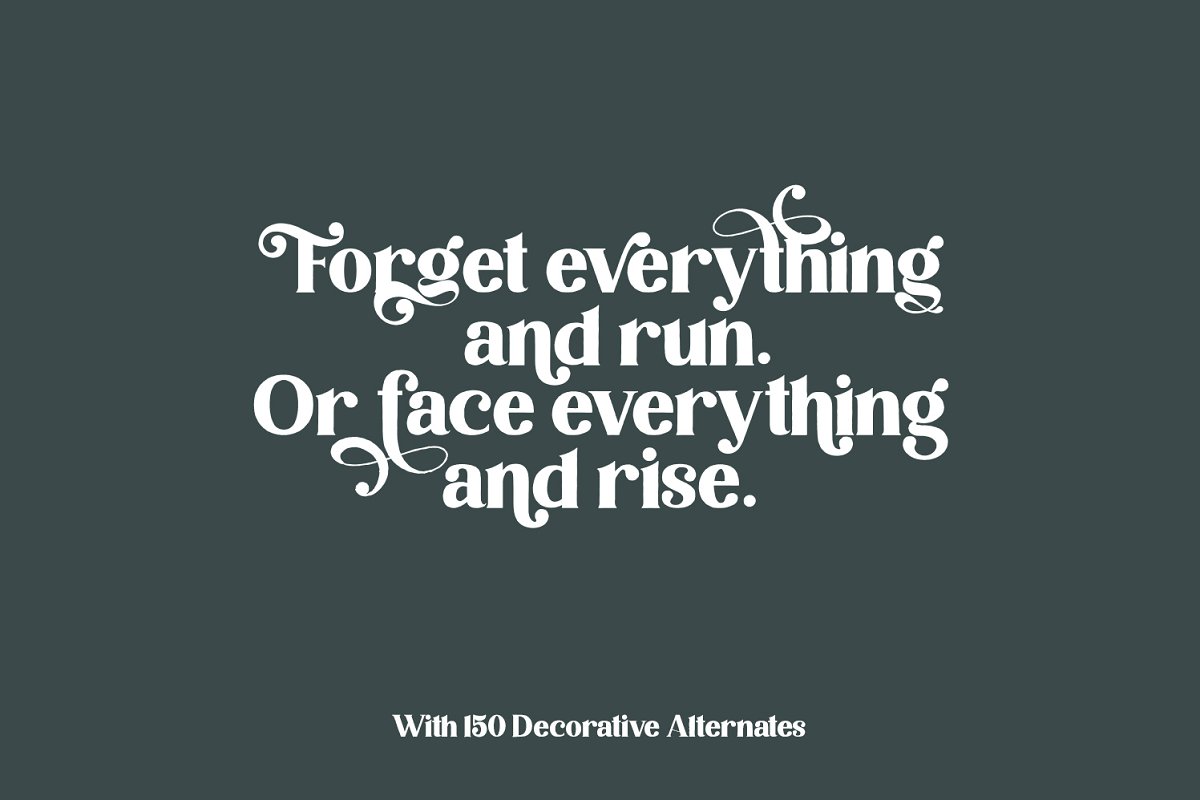 Indigo Moon Decadent Serif Font