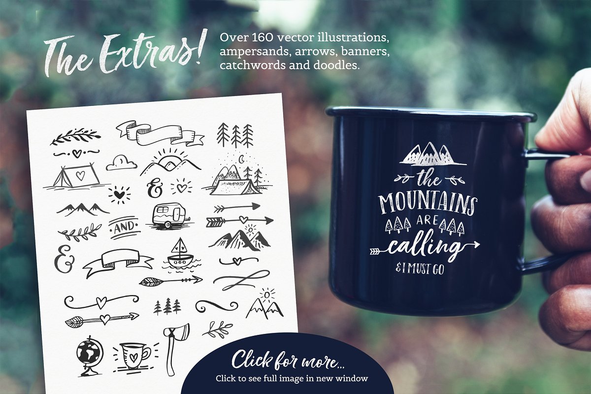 Indigo Summer Trio Font