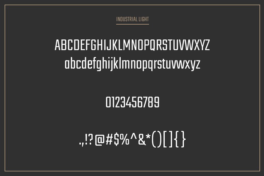 Industrial Collection Font