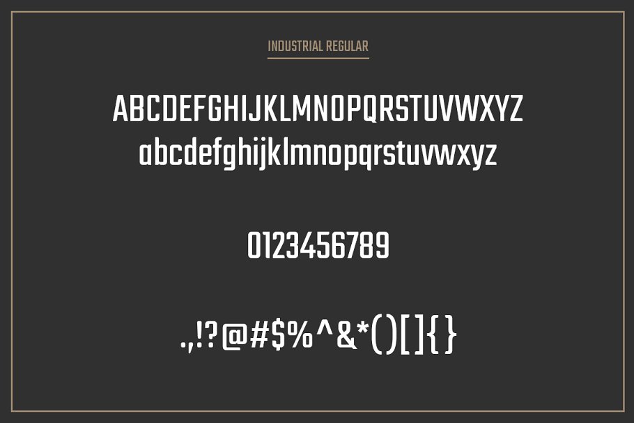 Industrial Collection Font