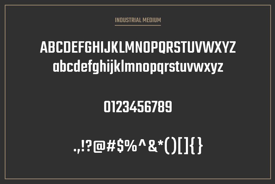 Industrial Collection Font