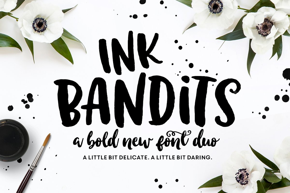 Ink Bandits Duo Font